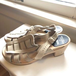 Sandgren x creatures of comfort leather sandals